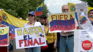 Manifestación Venezolana en St. Louis tras resultado electoral en Venezuela - Imágen de Archivo